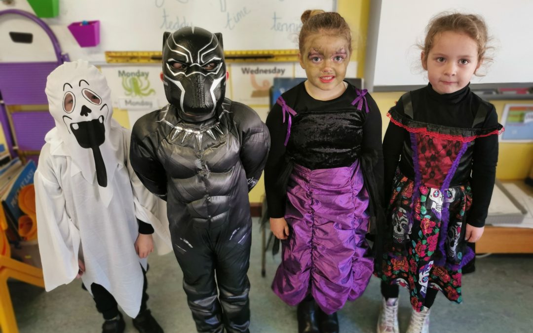 Junior & Senior Infants Looking Scary!